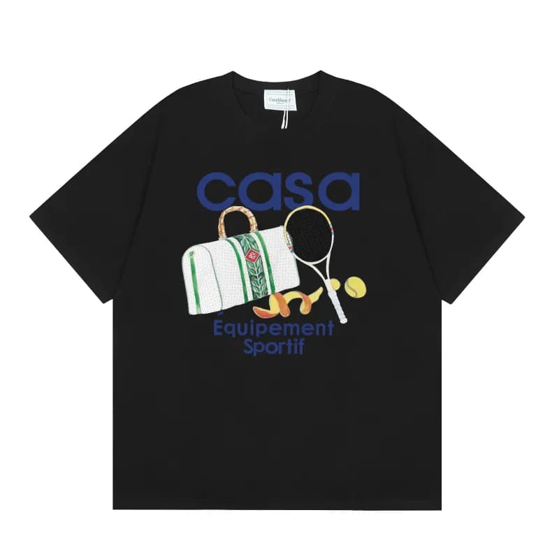 Casablanca Graphic Tee Tennis Equipment Print