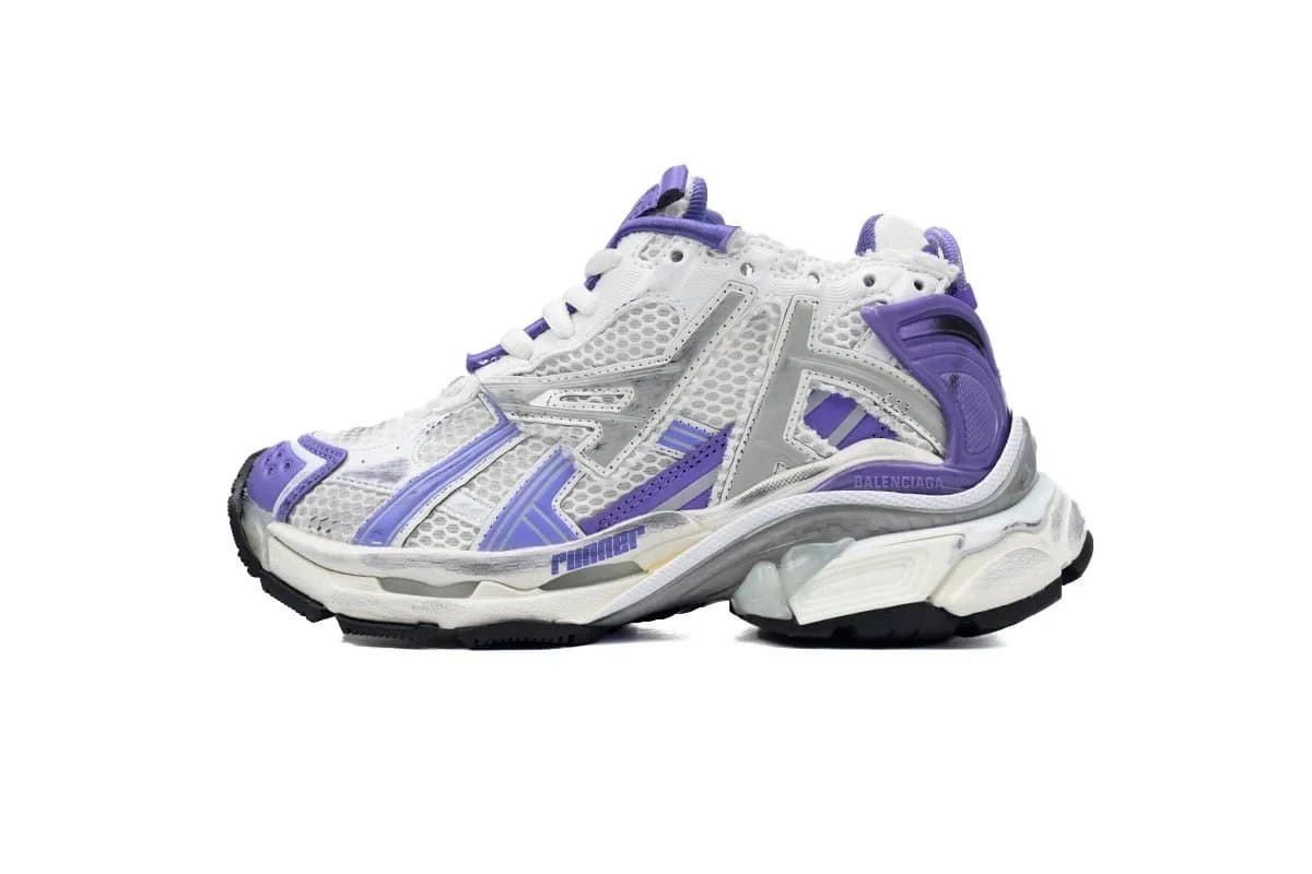 Balenciaga Triple S White Purple