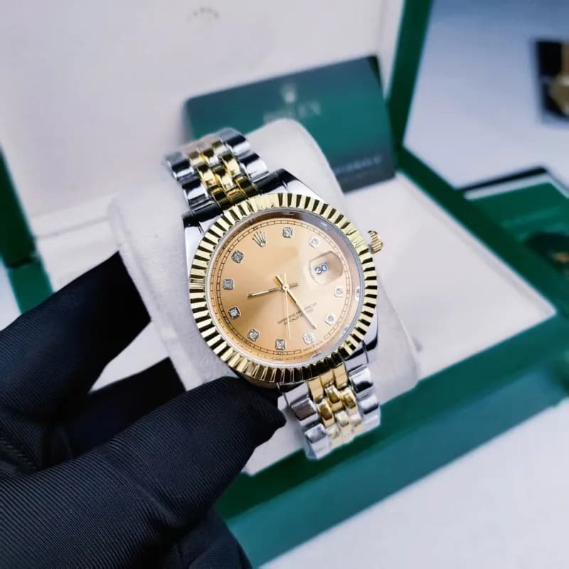 Rolex Datejust 41 Champagne Diamond Dial