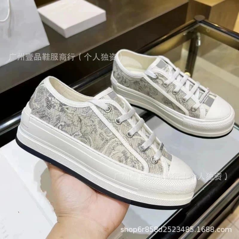 Dior B22 Low Toile de Jouy Print — 动物灰厚底