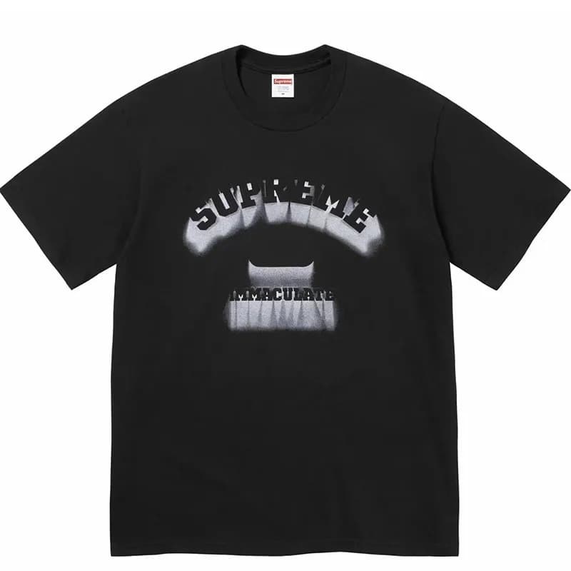 Supreme T-Shirt Patchwork Logo — 0HH20黑色