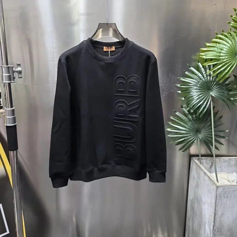 Burberry Logo Sweatshirt Embossed BURB
