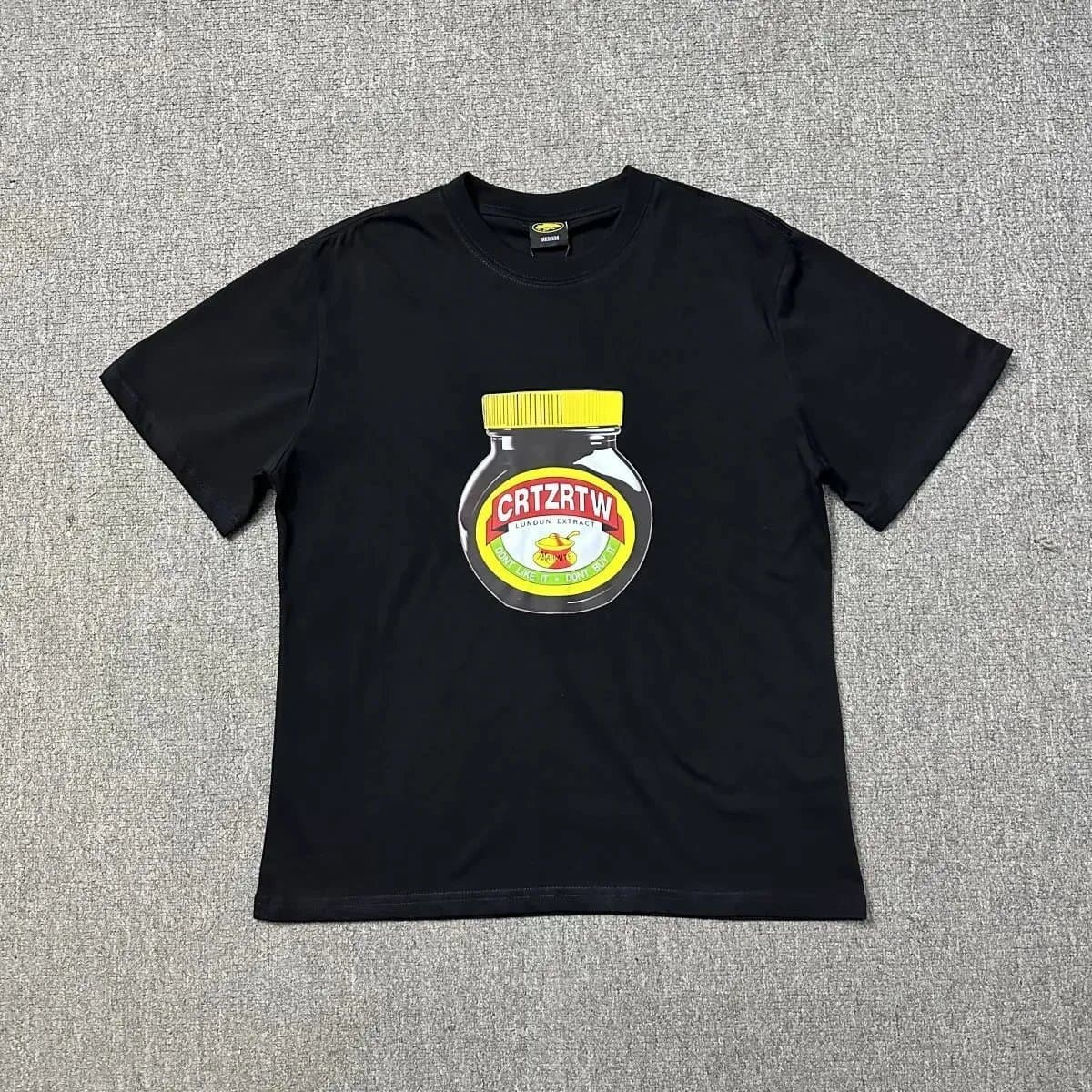Sp5der Graphic Tee Embroidered Logo — 3221黑色