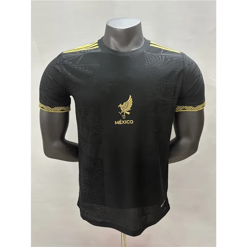 Nike Mexico National Team Jersey 2022 Away — 25-26墨西哥金杯黑特别版