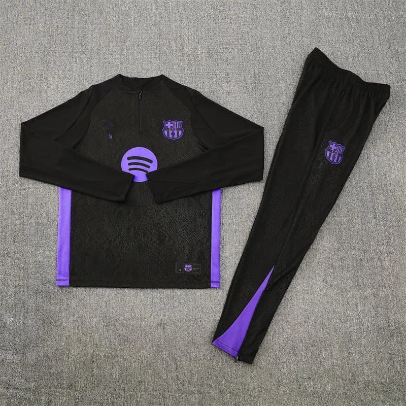 Adidas Training Tracksuit Real Madrid — 2526巴萨黑色【联名款】