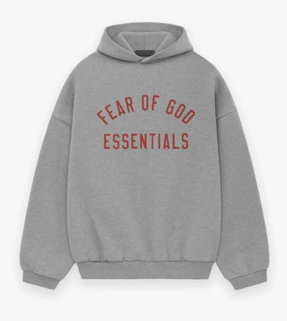 Oversized Tee Fear of God Essentials Arch Logo — 6272 深麦灰