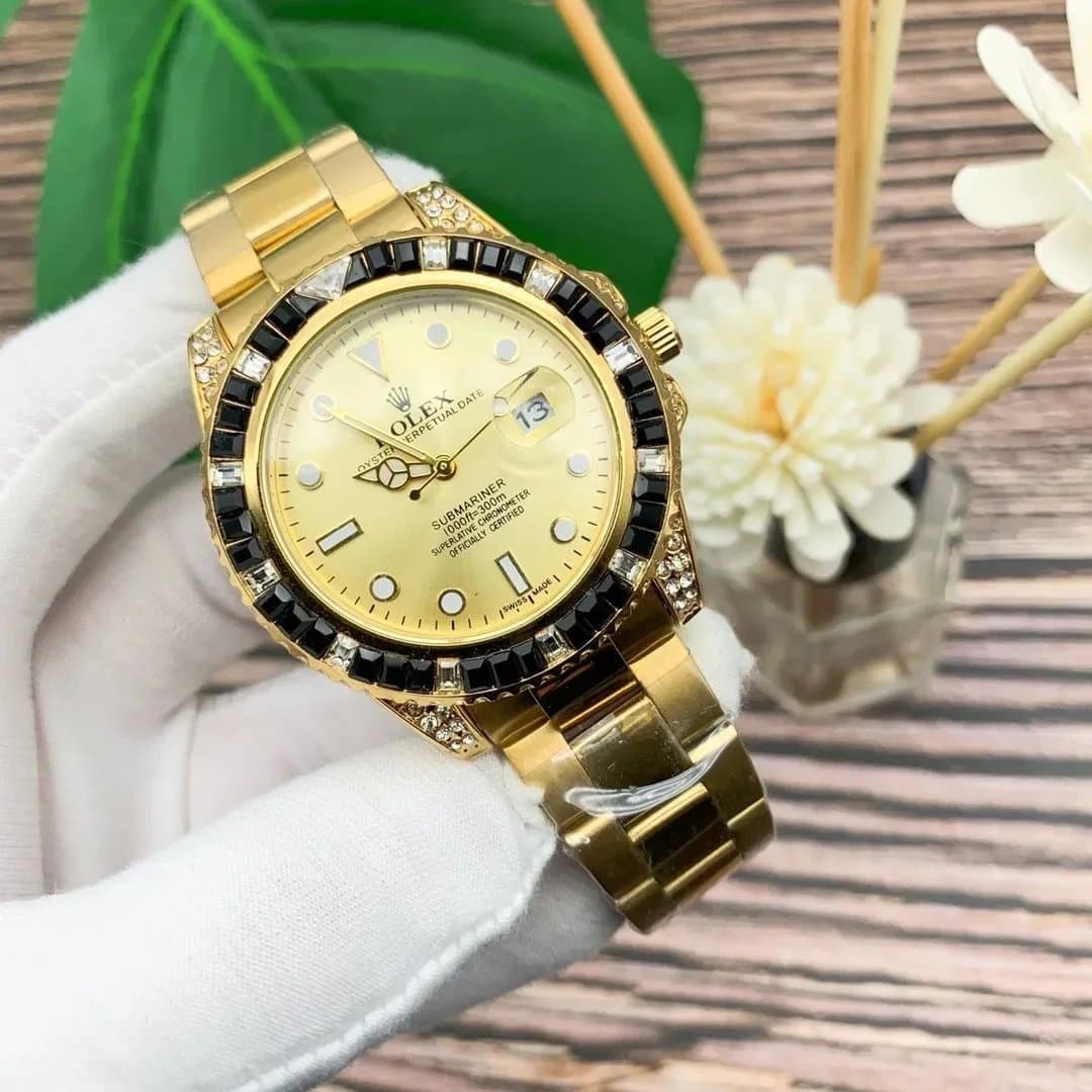 Rolex Submariner Date Diamond and Onyx Bezel