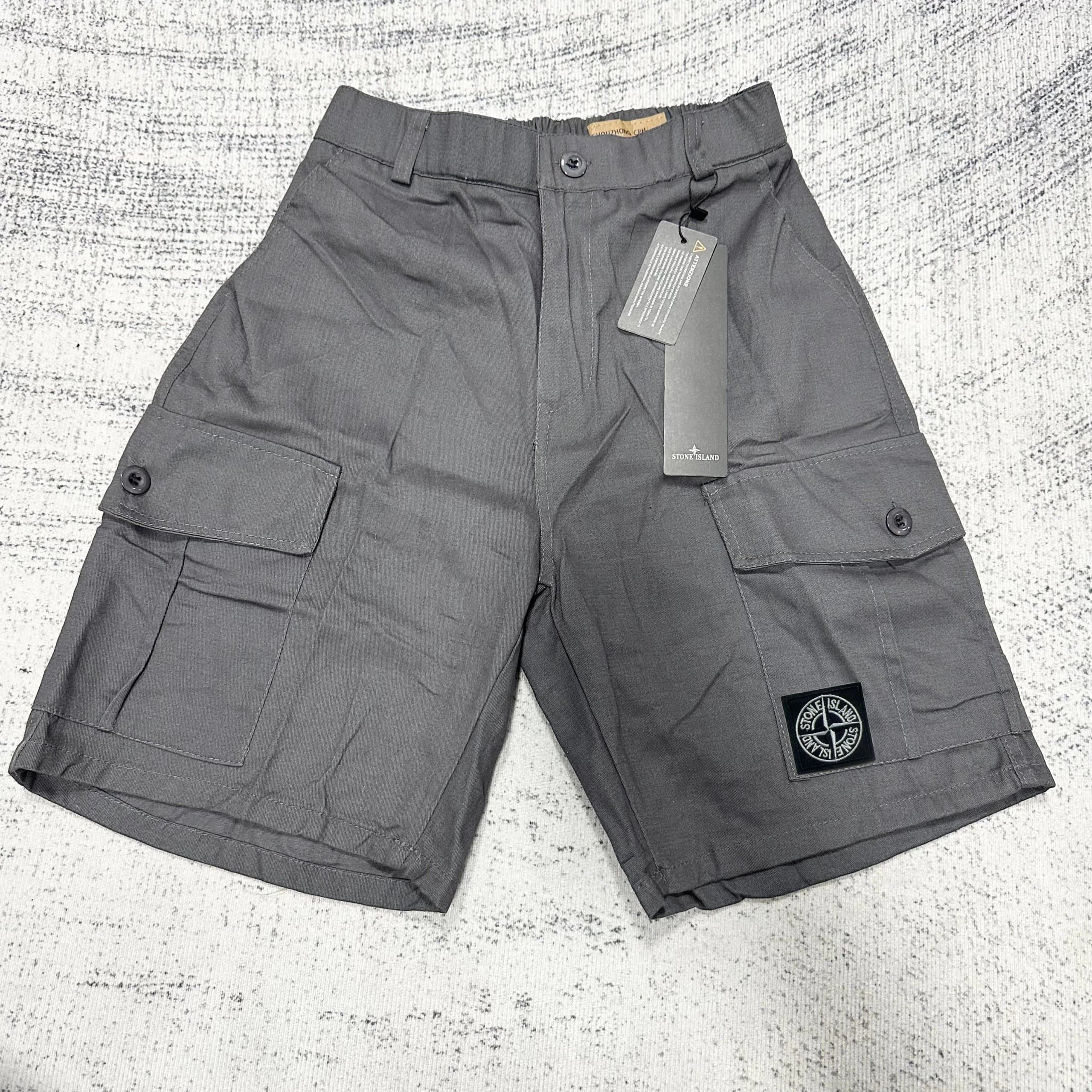 Stone Island Cargo Shorts Logo Patch