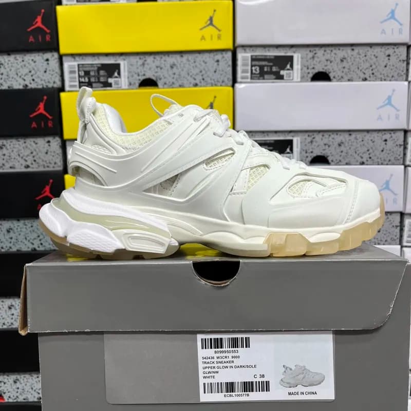 Balenciaga Track Sneaker Upper Glow in Dark/Sole