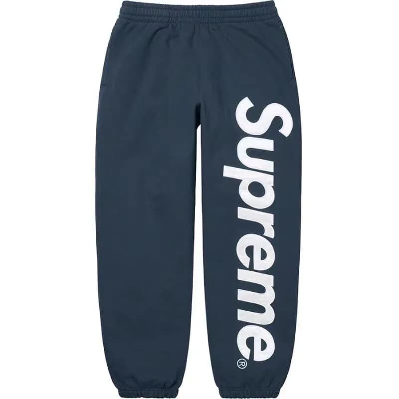 Supreme Crewneck Sweatpants Logo Print — A309 blue