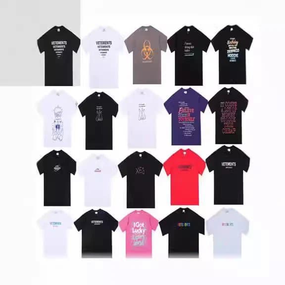 Vetements Graphic T-Shirt Logo & Text Print