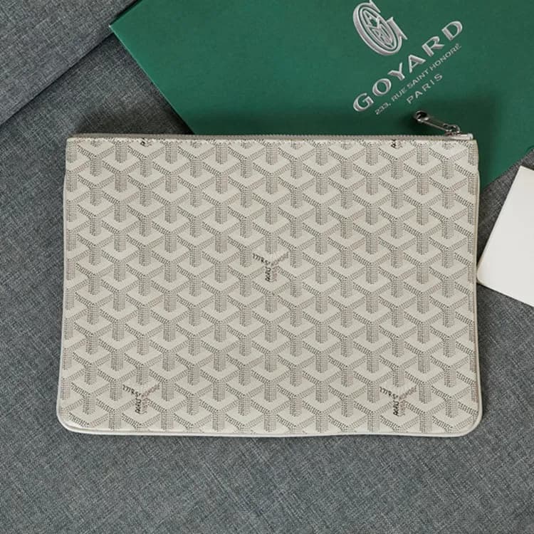 Goyard Saint Louis Pouch Goyardine Canvas