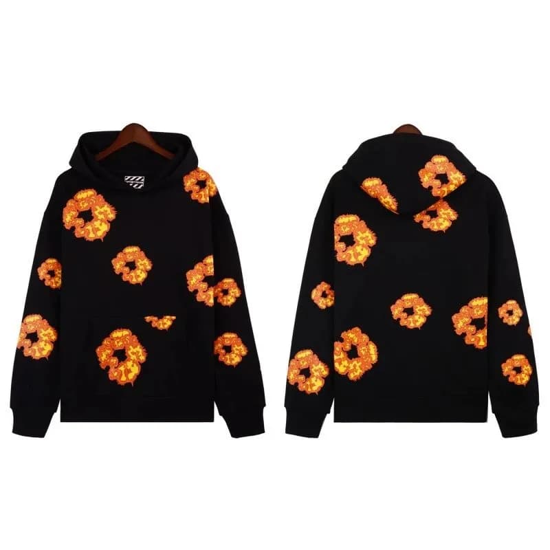 Off-White Hoodie Floral Print