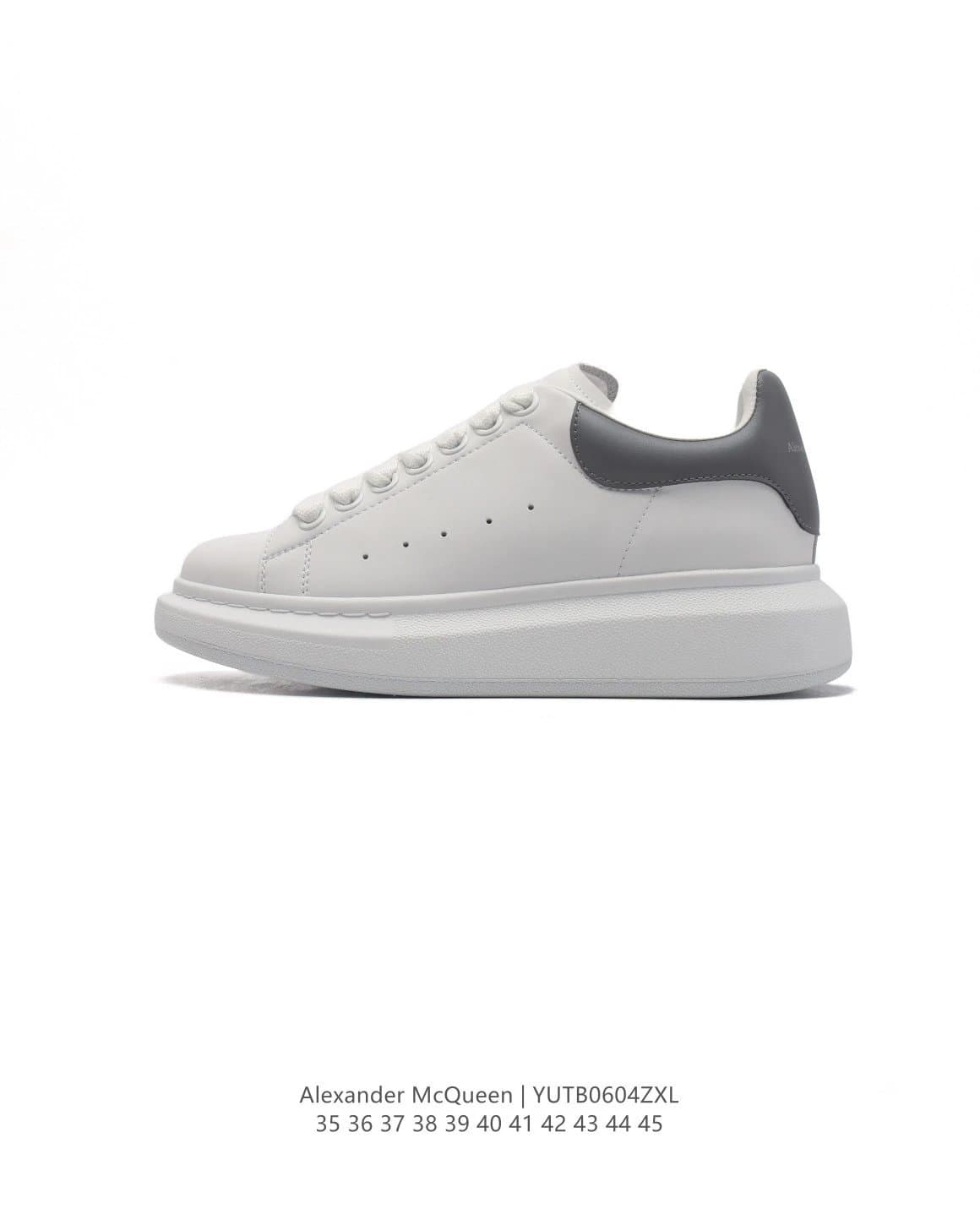 Alexander McQueen Oversized Sneaker White/Black — 10
