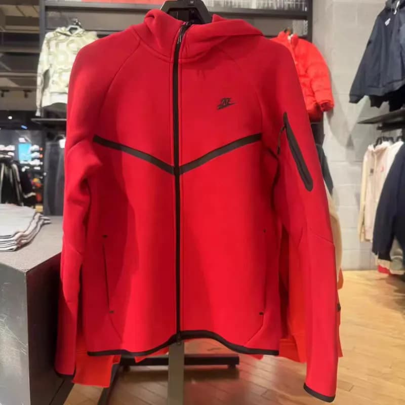 Nike Tech Fleece Hoodie University Red