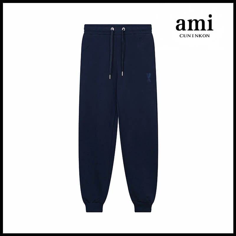 AMI Paris Jogger Pants Embroidered Logo