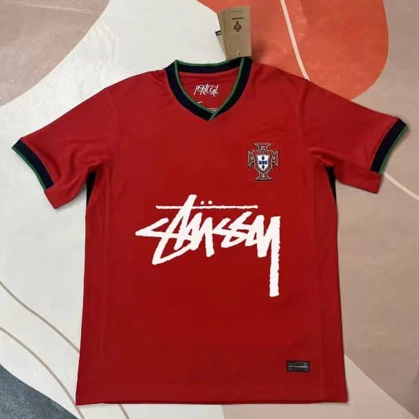 Portugal National Team Jersey Stüssy x Nike Collaboration