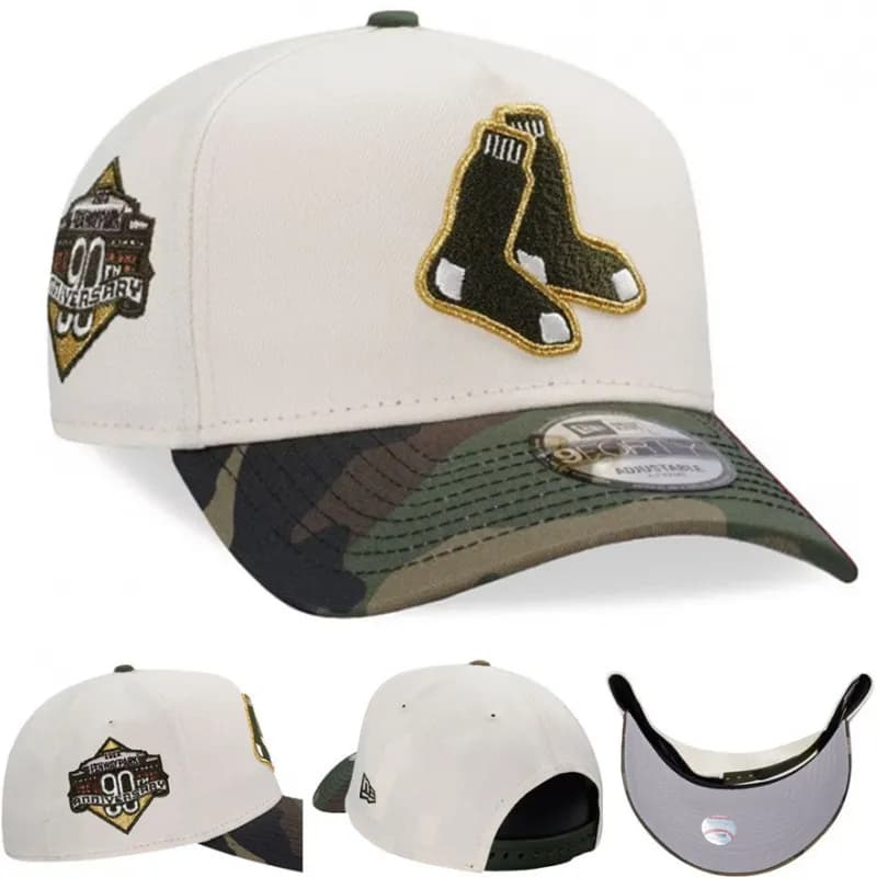 New Era × MLB 9FIFTY Snapback Boston Red Sox 90th Anniversary