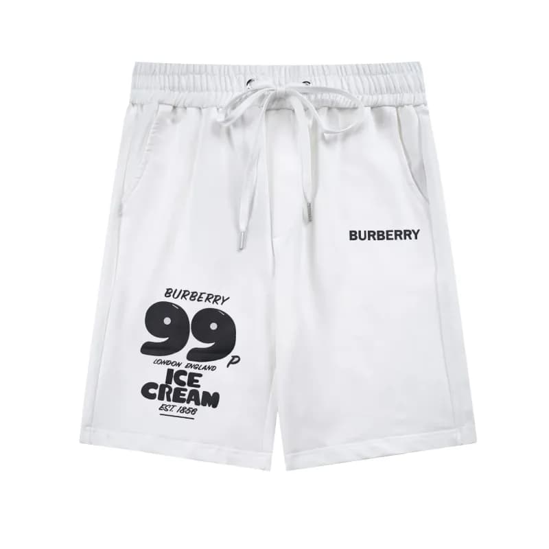 Burberry Logo Print Shorts Ice Cream 99