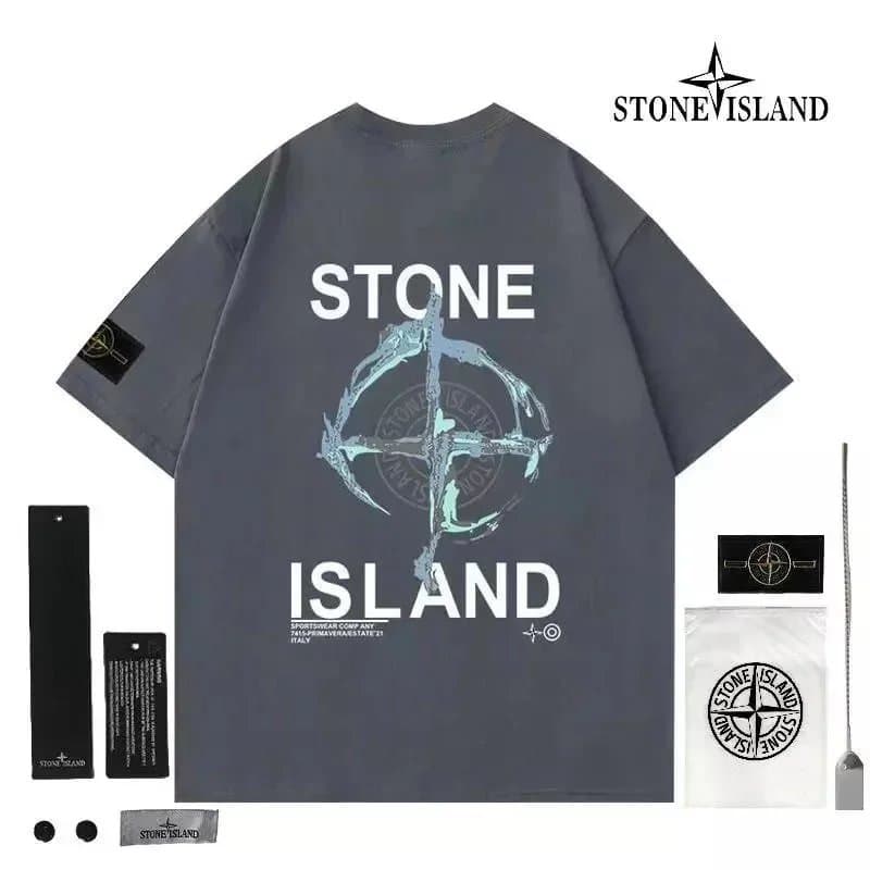 Stone Island T-Shirt Compass Logo Patch — 29