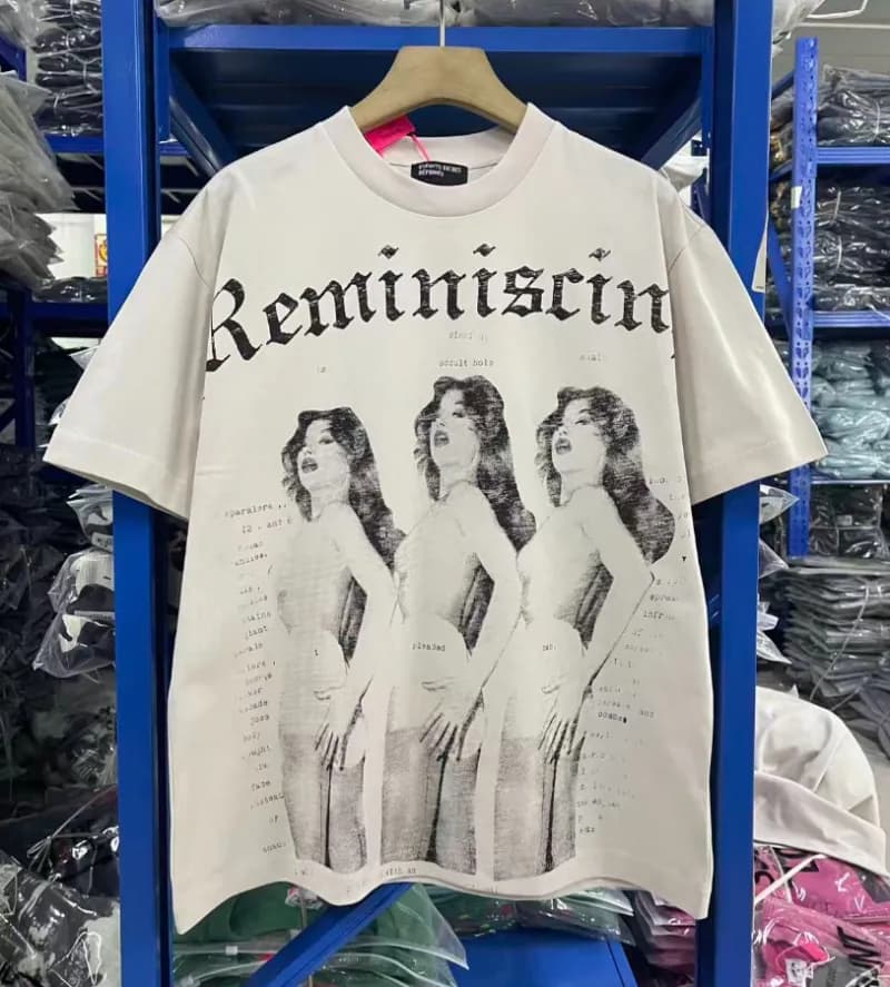 Palace Long Sleeve Tee Teen Just Wanted Love Print — E3672 model