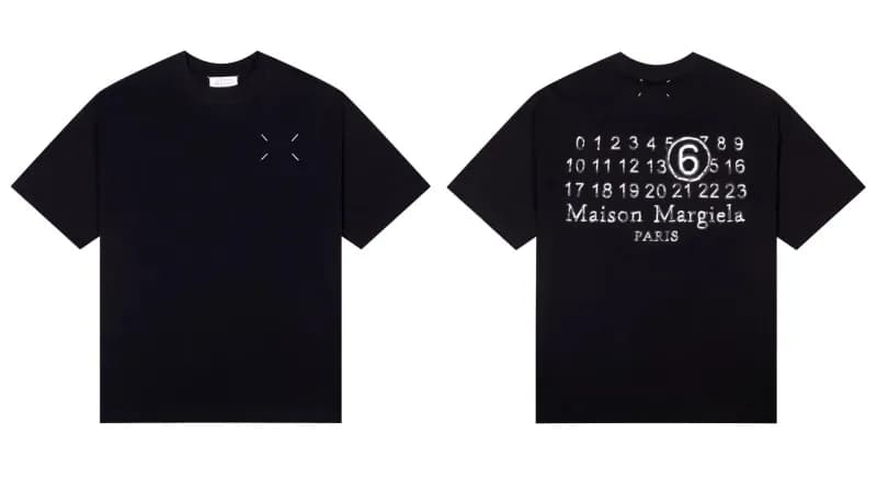 Comme des Garçons T-Shirt Four Stitches — 黑色40