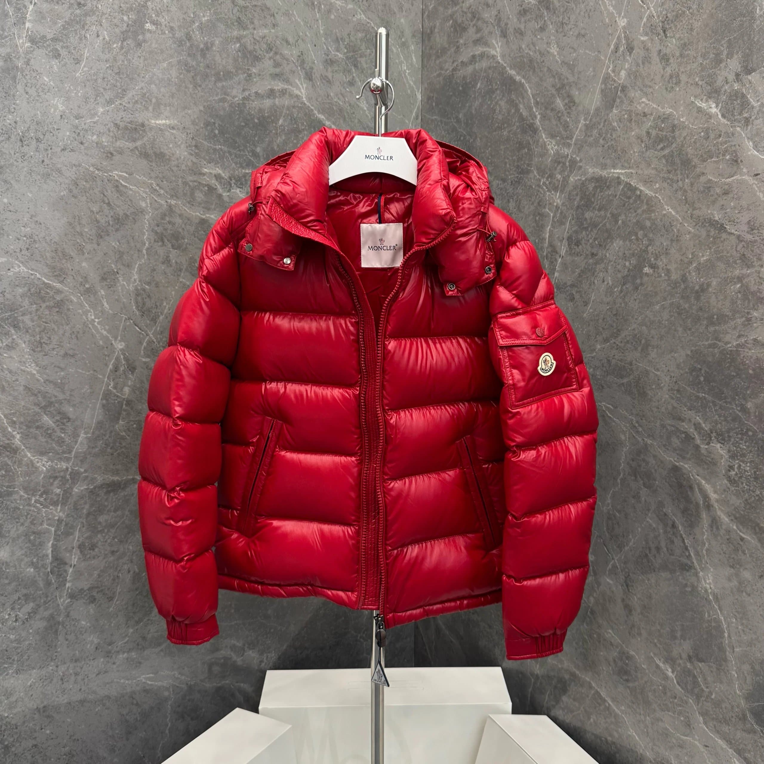 Moncler Maya Shiny Red