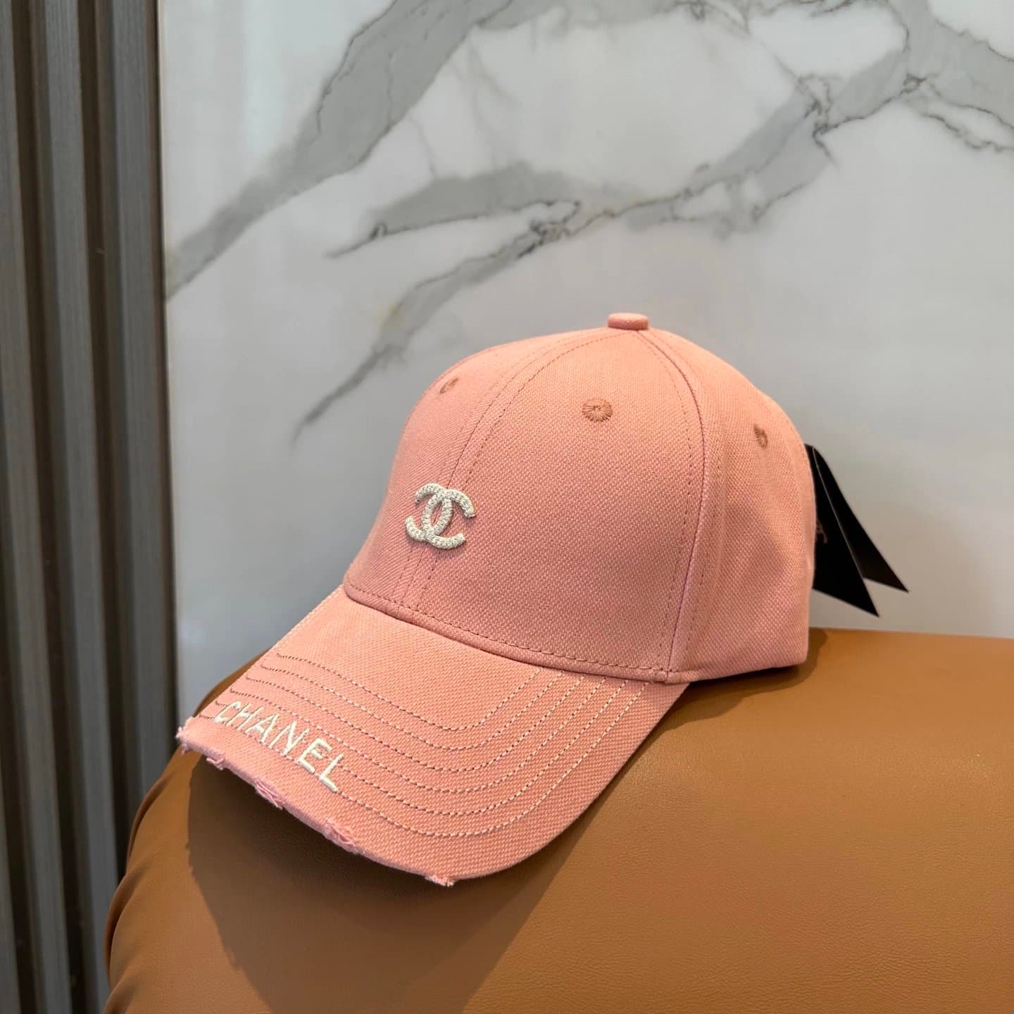 Chanel Baseball Cap Embroidered CC Logo