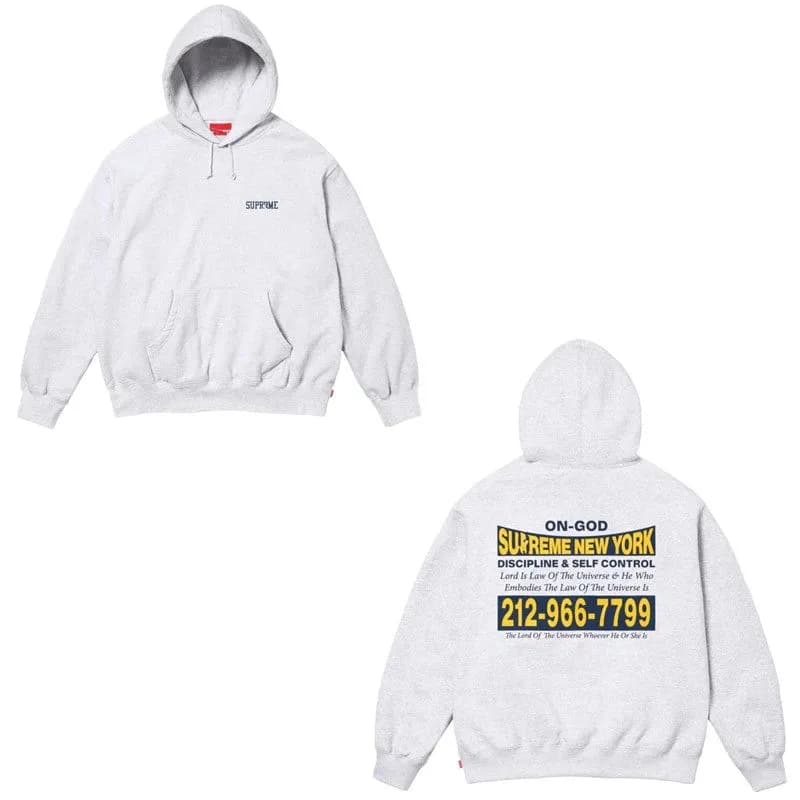 Supreme Zip-Up Hoodie Box Logo — E574灰 FW24 on god