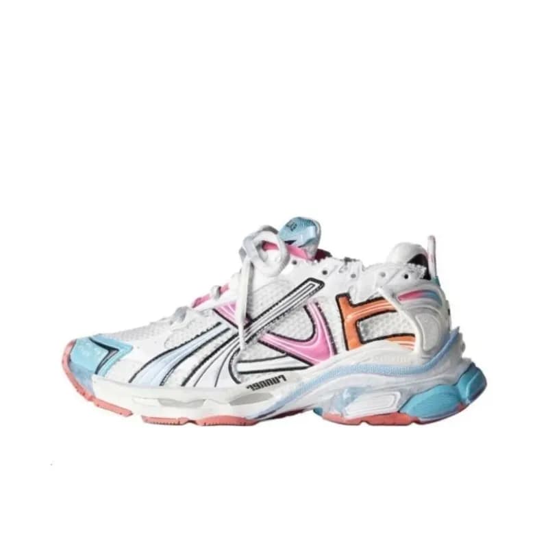 Balenciaga Triple S Graffiti — Runner7.5淡蓝