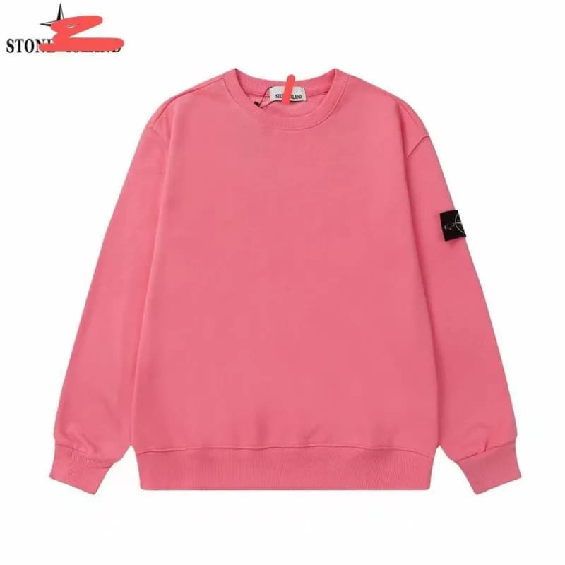 Stone Island Crewneck Sweatshirt Solid Pink