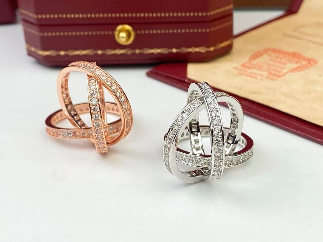 Cartier Juste un Clou Ring Double Interlocking Band