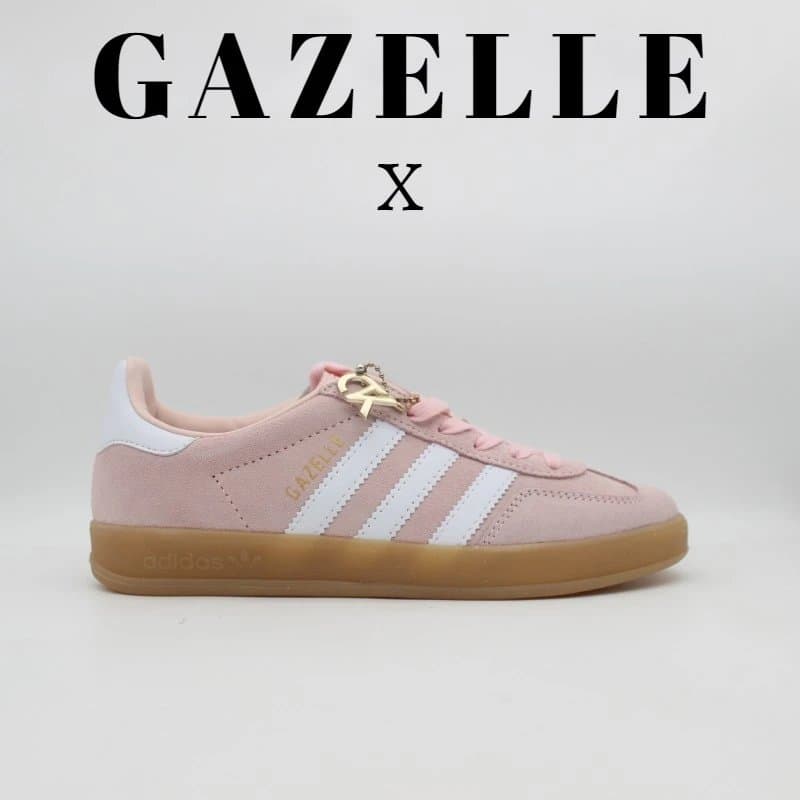 Adidas Gazelle Collab — IH5484 粉白色