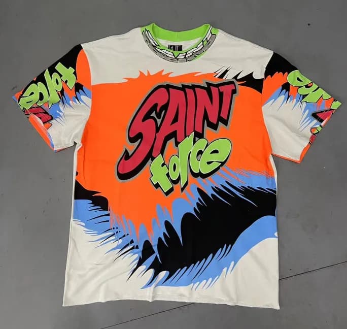 Saint Laurent Graphic T-Shirt Hate Saint Print — ST612