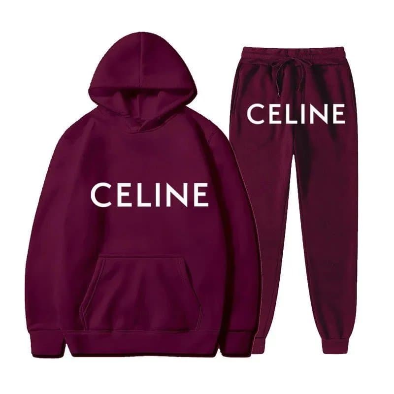 Celine Logo Joggers White Logo — 11