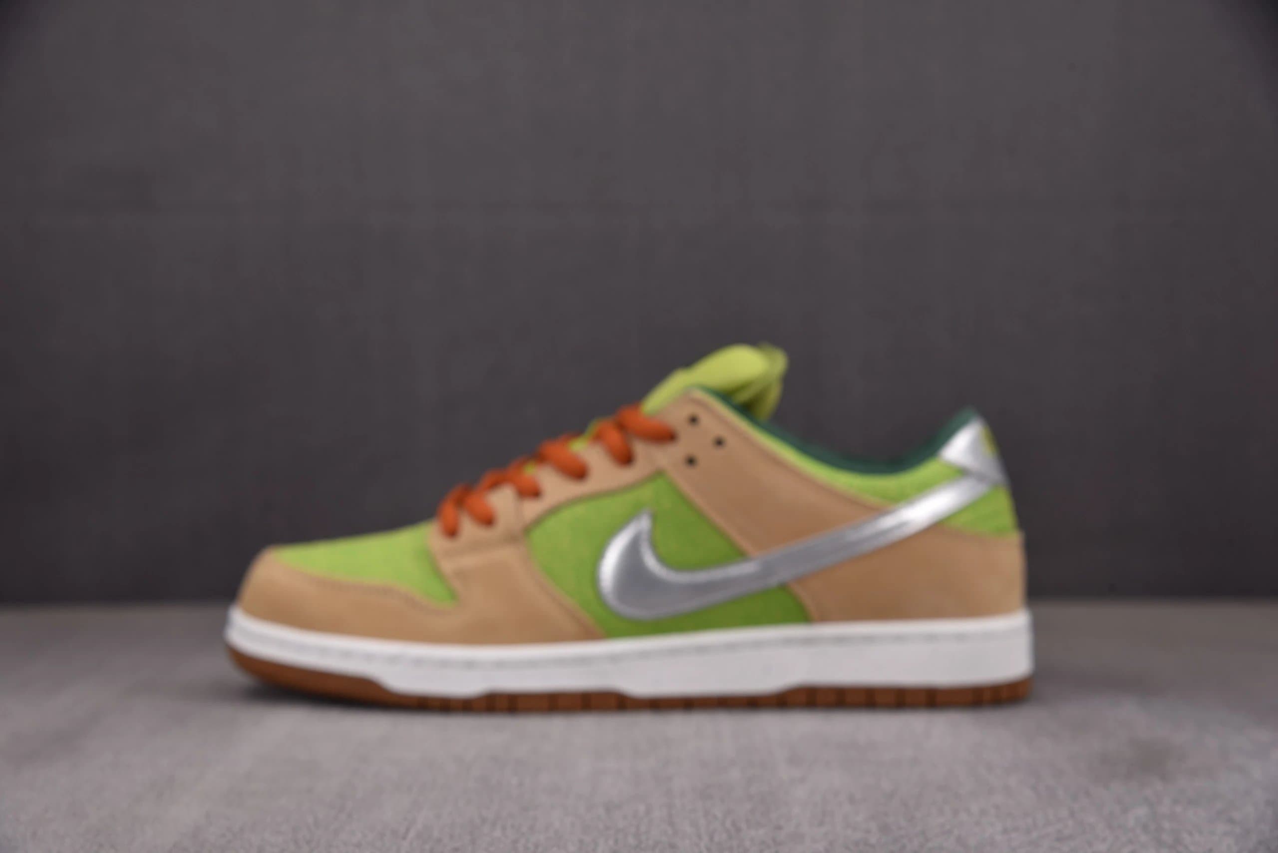 Nike Dunk Low Lime Green Tan