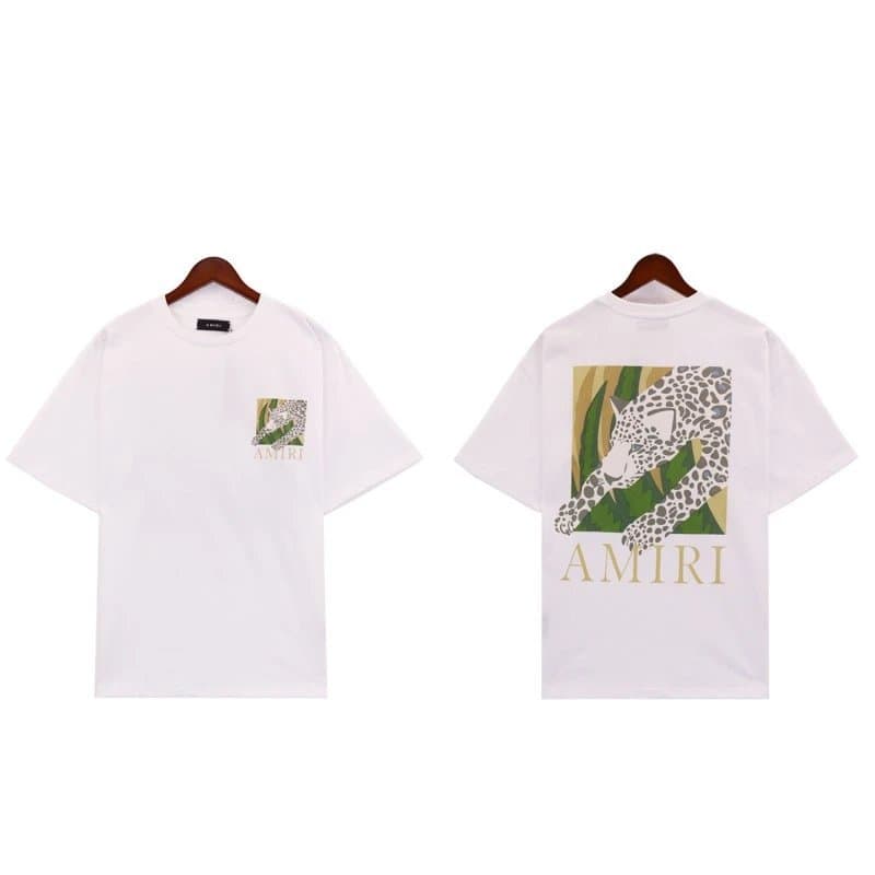Amiri Graphic Tee 22 Baroque Print — 2182 白