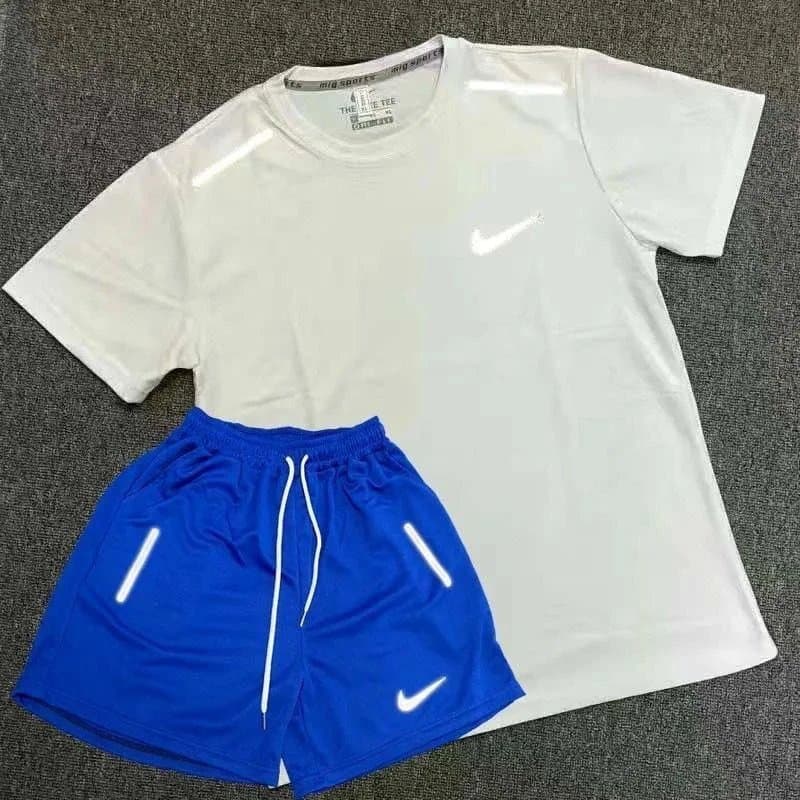 Nike Reflective Performance Set White/Black Reflective — 网眼套装【白色+蓝色】