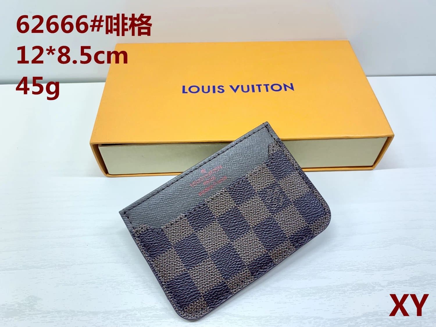 Louis Vuitton Card Holder Damier Graphite — 62666# 咖格