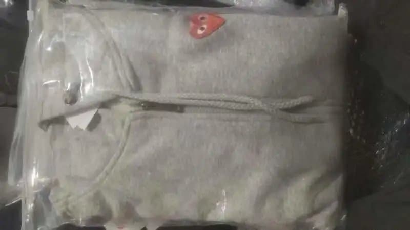 Comme des Garçons Zip-Up Hoodie Heart Logo