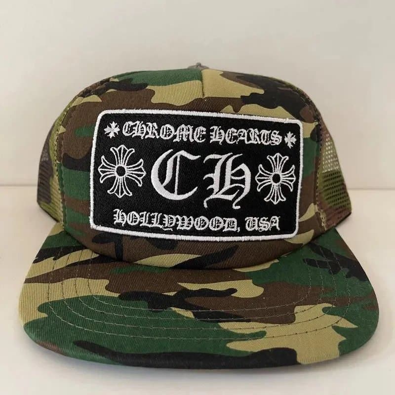 Chrome Hearts Trucker Hat Multi-Cross Embroidery — 3