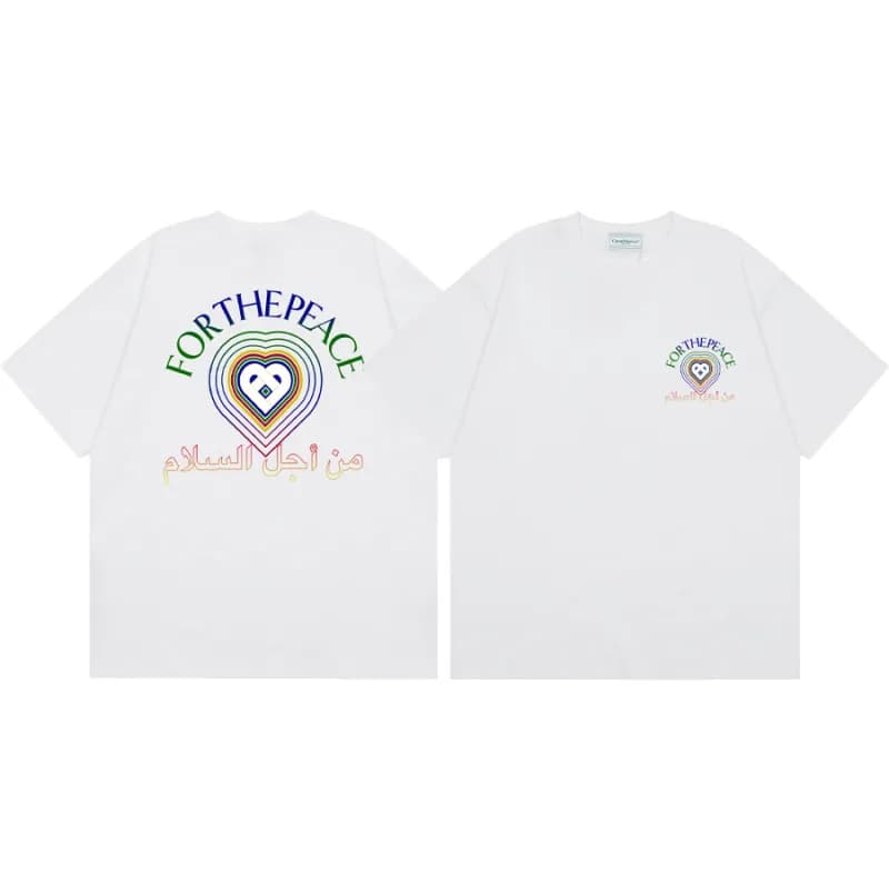 Graphic Tee Casa Blanca Arch Print — 89 white