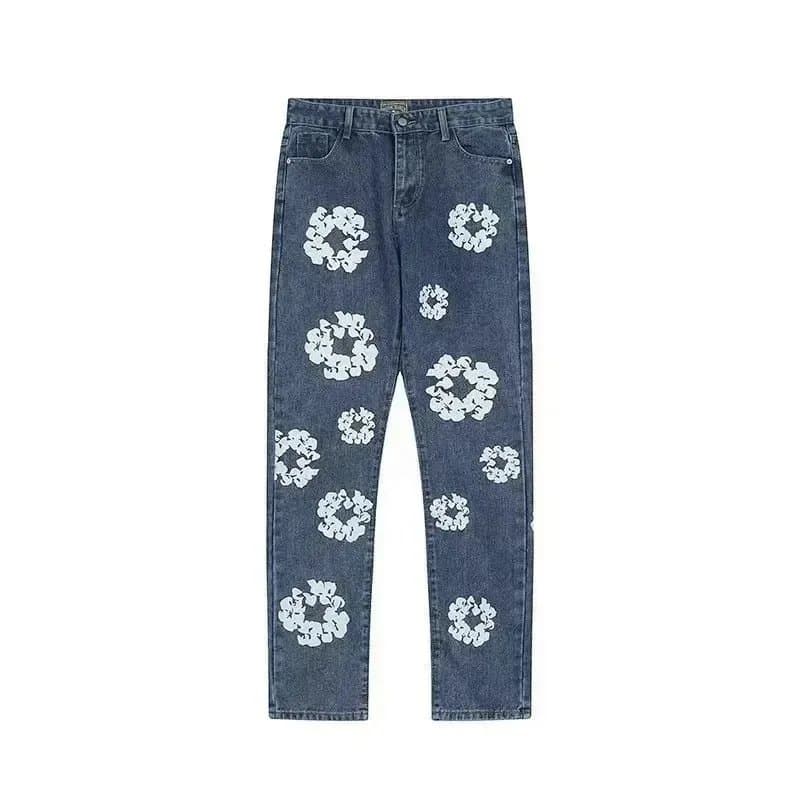 Balenciaga Printed Jeans Floral Print — 08