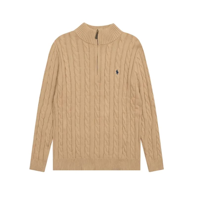 Polo Ralph Lauren Cable Knit Quarter-Zip Sweater Classic Cable
