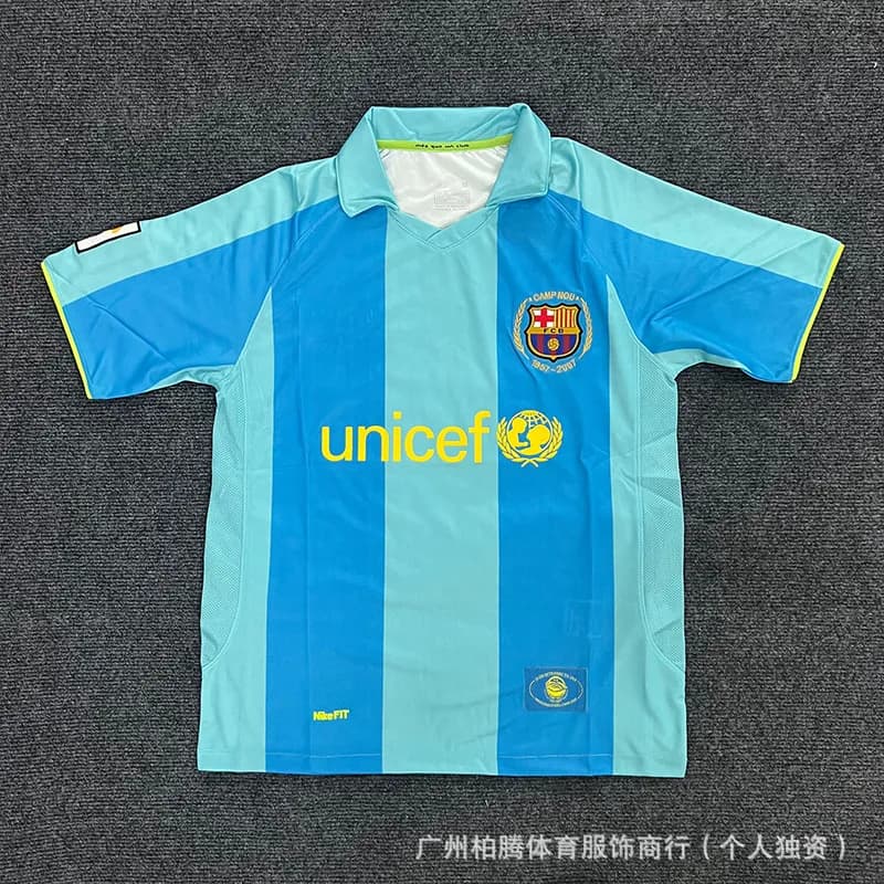 Nike FC Barcelona Home Jersey UNICEF Sponsor 2006-07