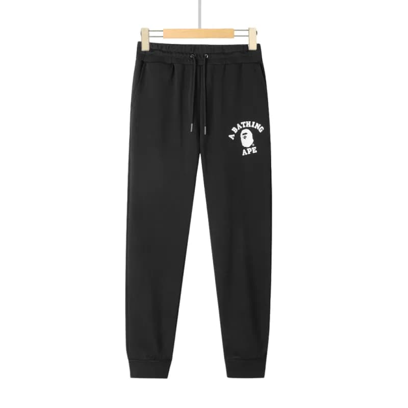 BAPE Jogger Pants A Bathing Ape Logo — 2711 black