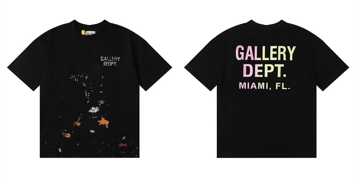 Gallery Dept. Graphic Tee VOL.1 Print — 泼点涂鸦黑 6053