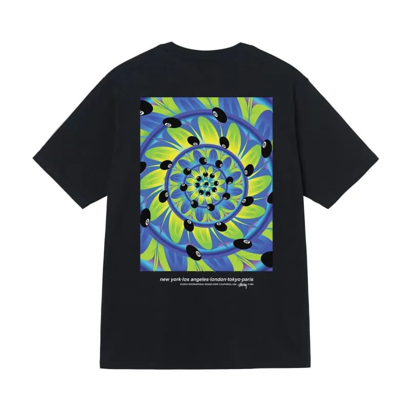 Off-White Graphic T-Shirt Psychedelic Spiral Print