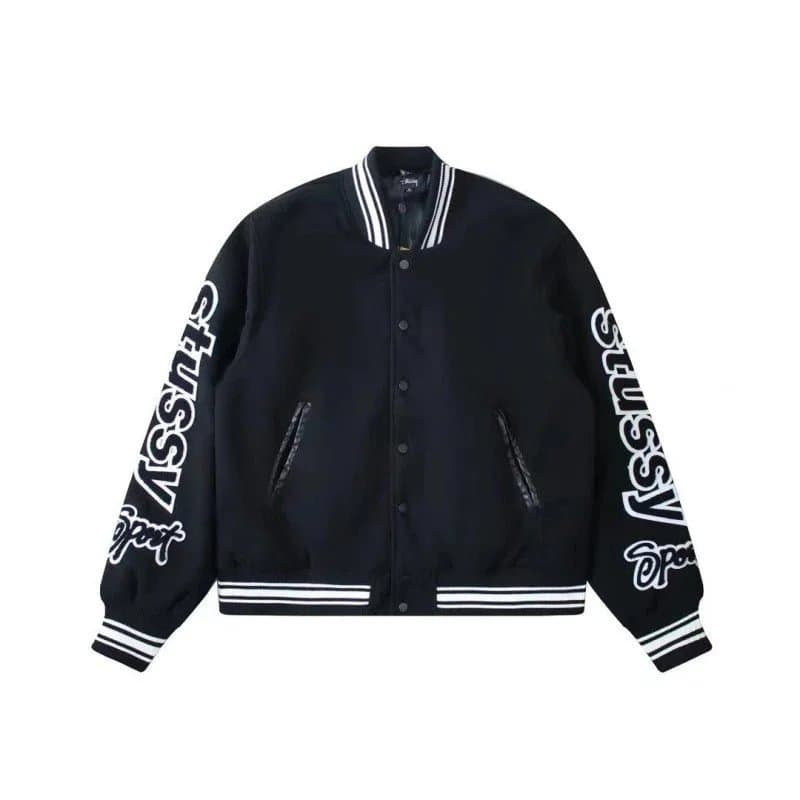 Stüssy Varsity Jacket Logo Sleeve