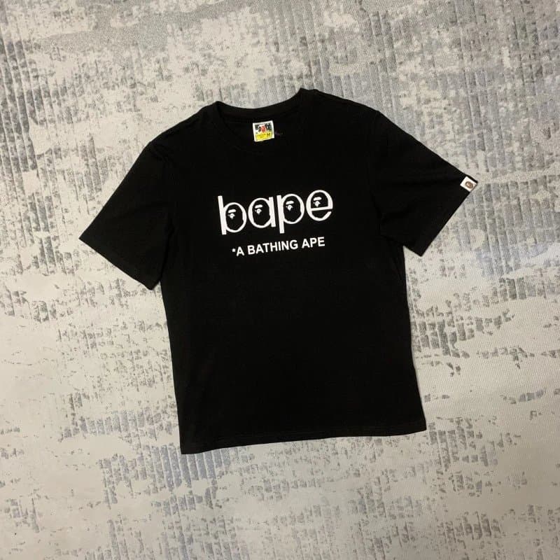 BAPE A Bathing Ape Tee Camouflage Ape Head — 5073黑色